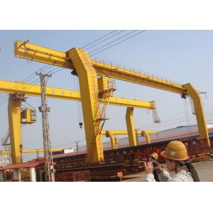 5T-32T Rail Mounted Gantry Crane 380V 60HZ 3 Phase Stone Marble Crane