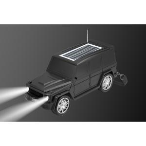 Classic Car Shaped Bluetooth Speaker Combines Solar Flashlight And Radio