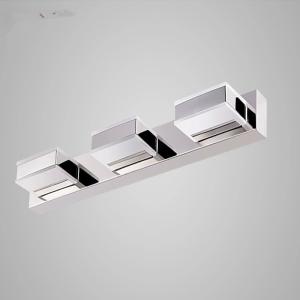 6W/9W High-grade stainless steel and acrylic 2/3 heads led mirror wall light(WH