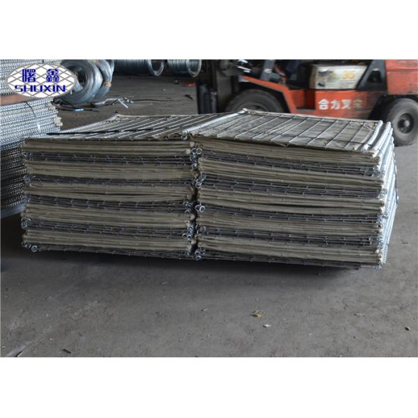 Army Protection Flood Barriers Hot Dipped Galvanized Iron Wire Strong Protection