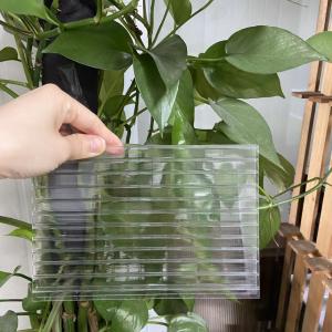 5mm Clear Twin Wall Polycarbonate Hollow Sheet 100% Virgin With UV Coating
