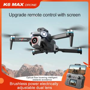 Plastic K6 Max Drone Wifi Foldable Remote Control Helicopter Rc Dron Toy Gifts