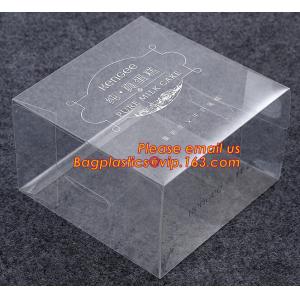Soft Crease Folding PVC Clear Plastic Box, Custom Design Clear Plastic Box , PVC