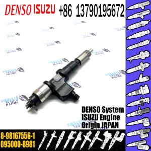 China common rail injector 095000-8981 diesel engine fuel injector 8-98167556-1 automotive parts 8981675561 on sale