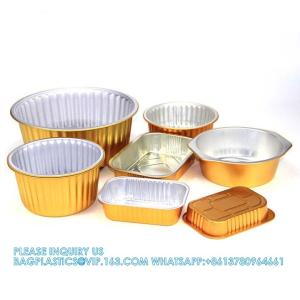 580ml/1.25LB., Sturdy Aluminum Foil Pans With Lids For Cooking, Baking,