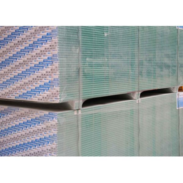 1200mm Width Green Gypsum Board Water Resistant Plaster Board For Drywall Sheet And Ceilings