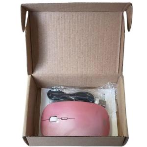 Corrugated Mailer Box Computer Mouse Packaging Shipping Boxes With Fixed Insert