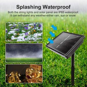Waterproof Copper 8 Modes 72ft 200 LED Solar String Lights