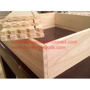 Cheap Paulownia drawer sides and backs, Paulownia drawer component. Dovetail groove for sale