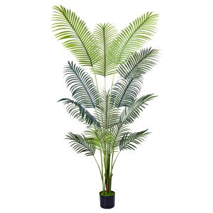 Artificial Palm Tree wholesale​ Realistic Fiber Trunks Faux Tropical Areca Floor