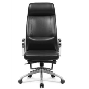 Executive Swivel PU Leather Revolving Chair With Castors