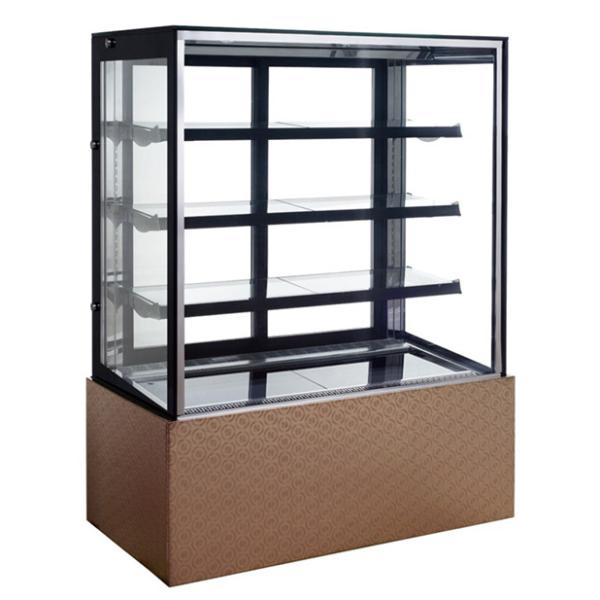 Quality Stainless Steel Base Refrigerated Cake Display Cabinets Fast Refrigeration,510L 1200mm Three-layers Cake Showcase wholesale