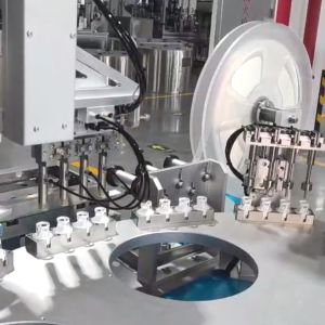 Fully Automatic Desiccant Cap Assembly Machine with 1500-8500pcs/hr Speed 2000kg