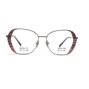 MD148 Stylish Optical Metal Frame Glasses