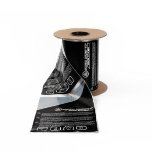 Biodegradable Single Side Opening LDPE Pre Opened Perforated Bags