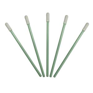 Light Green Cleanroom Consumables Micro Polyester Foam Cleaning Swabs