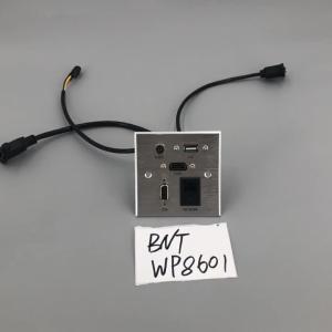 Cheap Multimedia 86mm*86mm aluminum drawing panel wall socket for sale