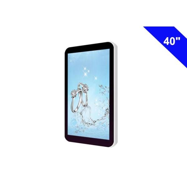 Wall Mount LCD Display Wireless Digital Signage Monitor With Built In Media