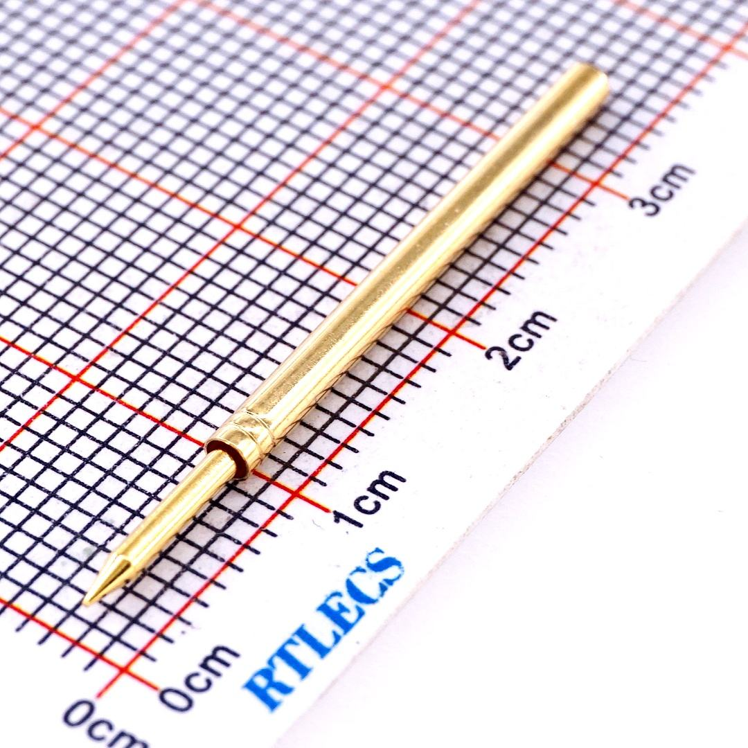 5A 2.03 MM Outer Diameter GKS-003 Pitch Gold-plated Test Probe with BeCu Plunger