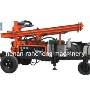 150m Depth Wheel-mounted Water Well Drilling Rig Machine With 32HP