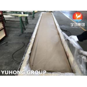 DIN17660 CuZn20Al2 F39 Seamless Copper Alloy Tube For Heat Exchanger