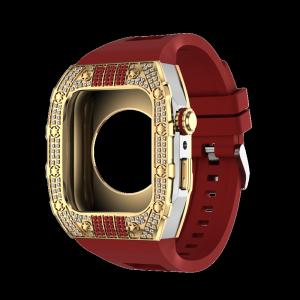 44/45mm Apple Watch Carbon Fiber Silver Titanium Case