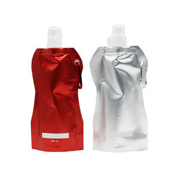 500ml Liquid Spout Pouch 120 microns Stand Up Pouch With Nozzle