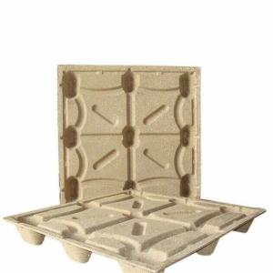 Compressed Fumigation Free Molded Pallets Wood Fiber Moulded Wood Pallet