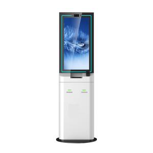 32 Inch Passport Scanner Card Dispenser ID Recognition VPOS Payment Kiosk For