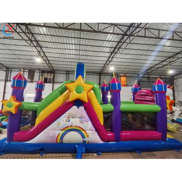 Manufacturer Inflatable Bouncy House With Slide New Design Unicorn Inflatable