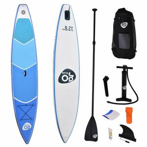 Alansma 12.5' Inflatable Stand Up Paddle Board PVC & EVA Blue Surfboard