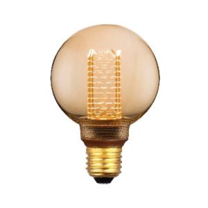 G80 Bulb, Deco Light, E27 LED Bulb, Fashionable Glass Bulb, 1800K Lamp, Dimmable