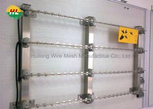 Cheap 10m Concertina Razor Wire Fence , ASTM 1400MPA Razor Blade Fencing for sale