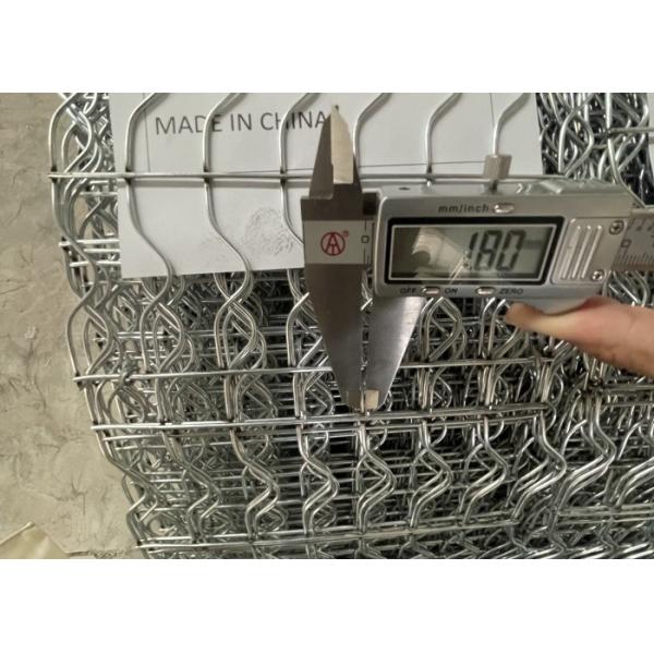 Quality 1.8mm Wire Diameter Galvanized CWC Wire Mesh For Chemical Processing Pipeline wholesale
