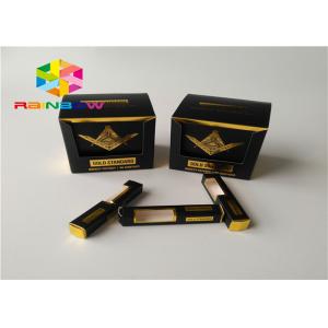 Mix Color Paper Box Packaging Corrugated Foldable Hot Stamping Embossing Process