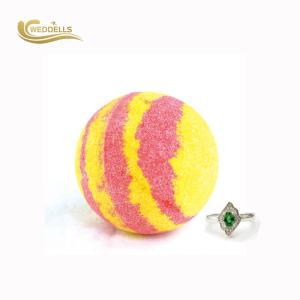 Chamomile Scented Cool Bath Bombs , Handmade Soaps And Bath Bombs With Rings