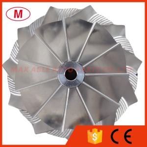 GTX3076 REVERSE 58.00/76.13mm 11+0 blades  high performance turbo milling/aluminum 2618/billet compressor wheel bore:5.999mm