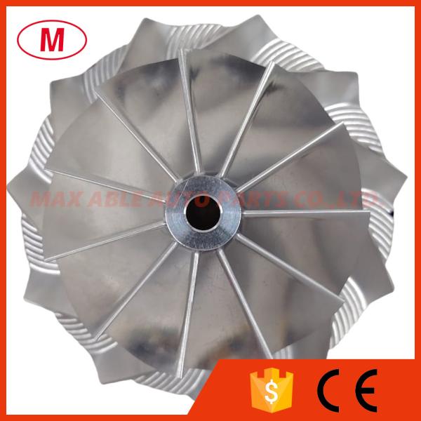 Quality GTX3076 REVERSE 58.00/76.13mm 11+0 blades  high performance turbo milling/aluminum 2618/billet compressor wheel bore:5.999mm wholesale
