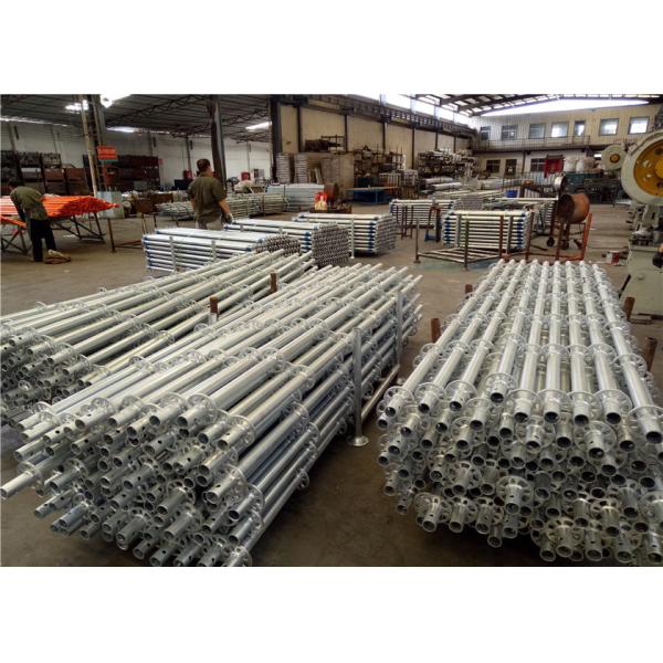 High Strength Ringlock Scaffolding System Vertical Powered Coated For Constructi
