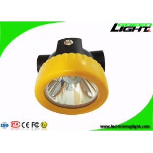Cheap Portable Cordless Mining Cap Light , 4000lux Miners Helmet Light All In One Structure for sale