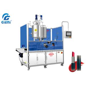 20L Basket 10 Nozzles Hot Lip Balm Filling Machine Cylinder Driven