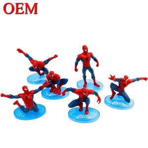 Customized Spider Man Birthday Cake Topper Plastic Toy