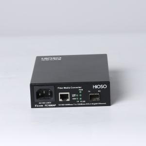 China Hioso SFP Gigabit Fiber Media Converter Long Distance Transmission Optical Transceiver on sale
