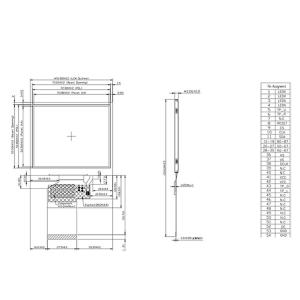 3.5 Inch Small TFT LCD Display 320 X 240 HX8238D Touch Panel Tft Display Screen