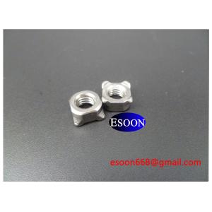 M8*1.0 Carbon Steel DIN 928 Square Weld Nut,Plain surface,Grade 8