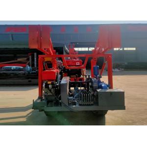 China 16T 200m Crawler Mounted Drill Rig With Air Compressor on sale