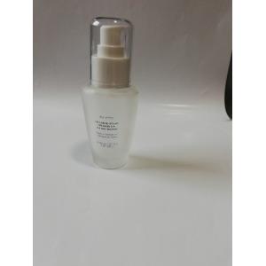 China Customized Oval Frosted Glass Containers , Durable Glass Makeup Bottles on sale