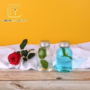 250ml Milk Tea Drink Bottle 8 Oz Plastic Juice Bottles With Caps