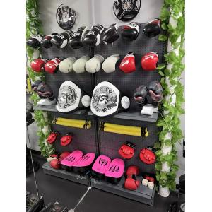 Shelves with hook retail display rack