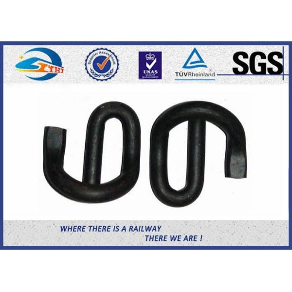 Diameter 18mm 20mm E Elastic Rail Clips Painted for Railway Fastening E1806
